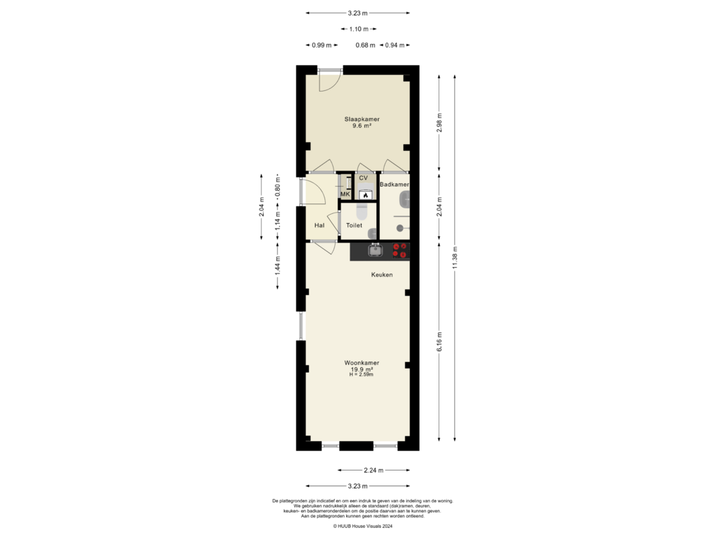 Bekijk plattegrond van Begane grond van Pompoenweg 73