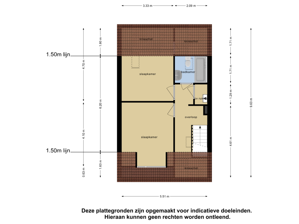 View floorplan of Eerste Verdieping of Louis van Gasterenstraat 228