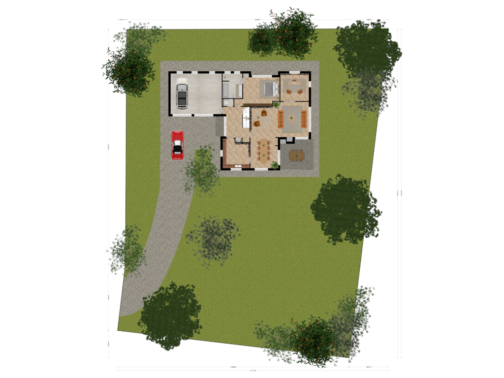 Bekijk plattegrond van Situatie van Burgemeester van Erplaan 4