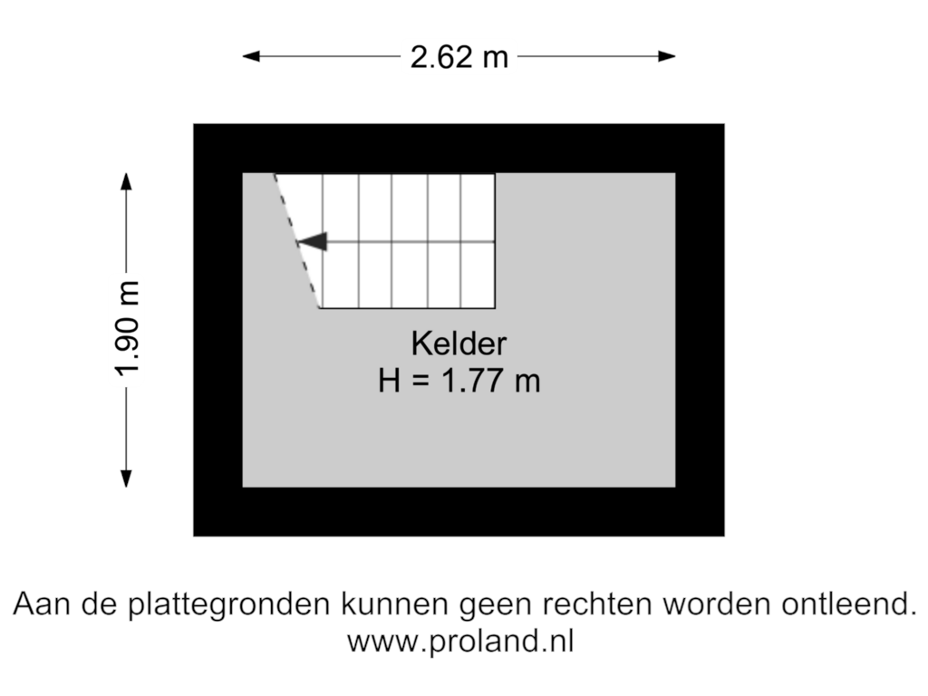 Bekijk plattegrond van Kelder van Hoge Bothofstraat 124