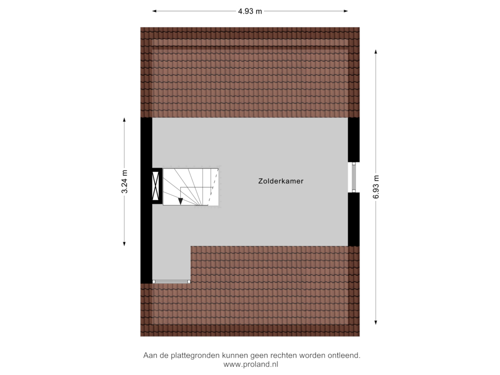 Bekijk plattegrond van 2e Verdieping van Hoge Bothofstraat 124