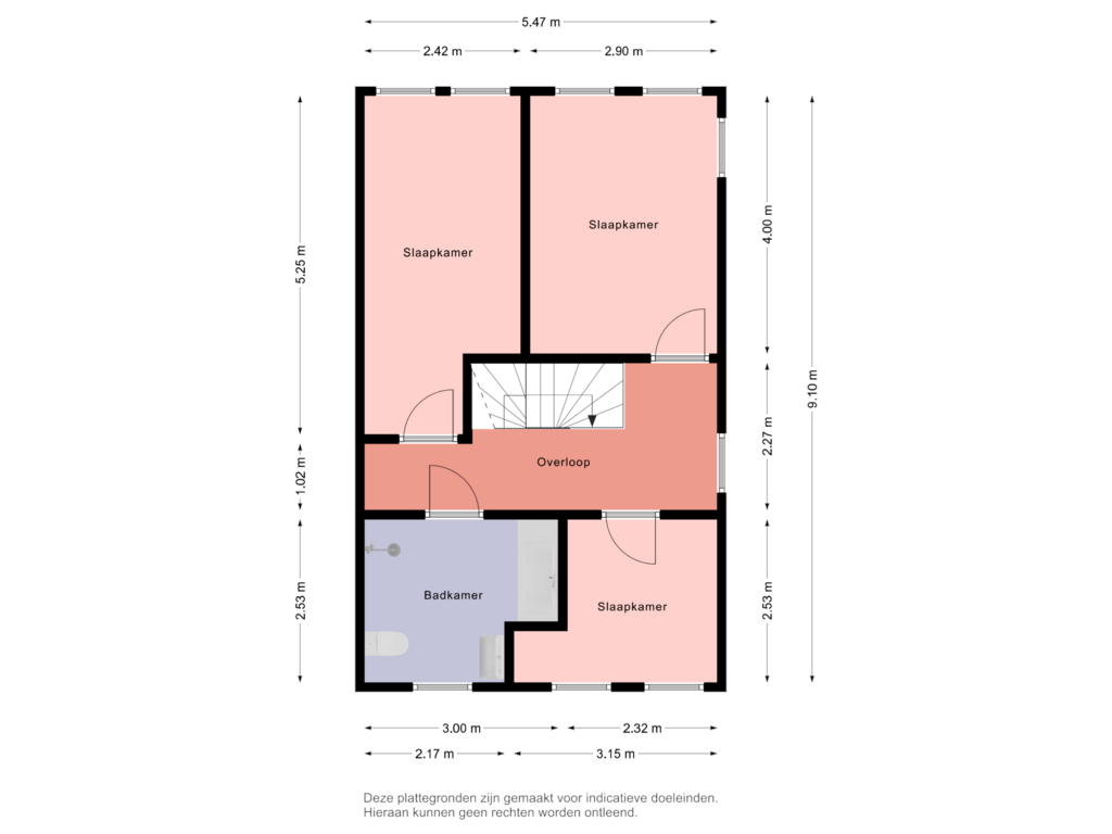 View floorplan of Floor 2 of Korte Venen 25