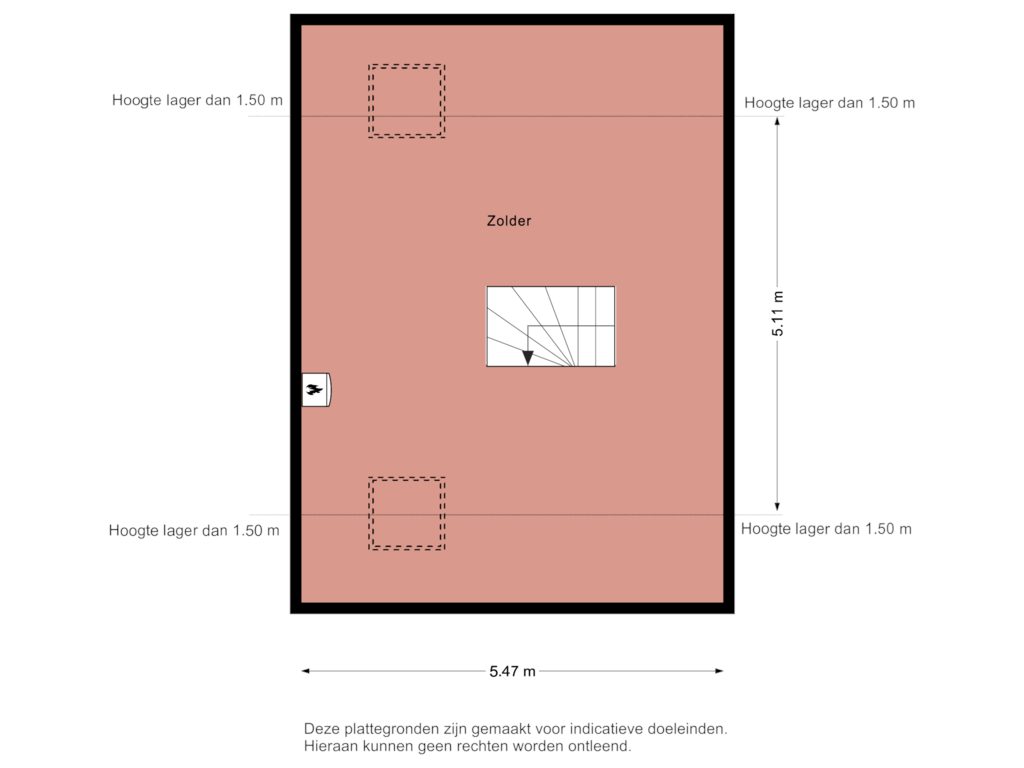 View floorplan of Floor 3 of Korte Venen 25