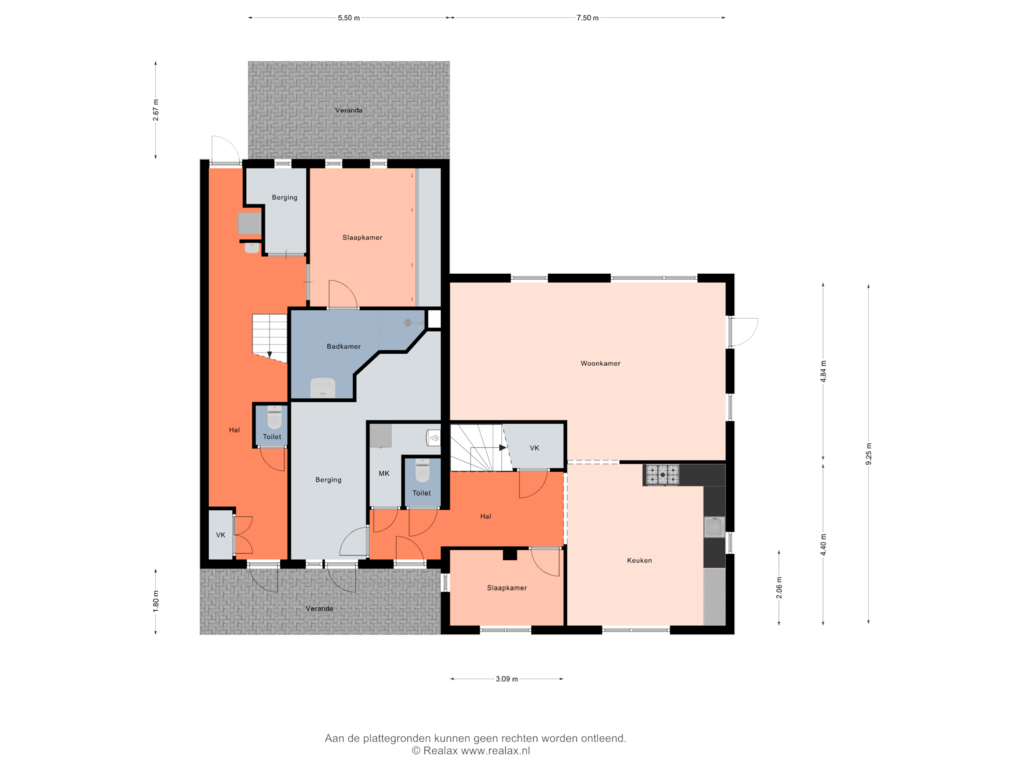 View floorplan of Begane grond of Kasteelstraat 3