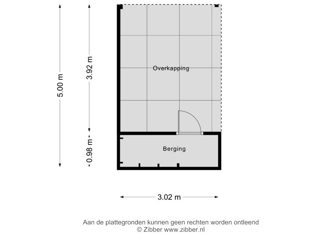 Bekijk plattegrond van Berging van Kreunenskamp 13