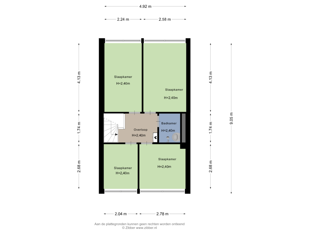 Bekijk plattegrond van Eerste Verdieping van Lauernessestraat 10