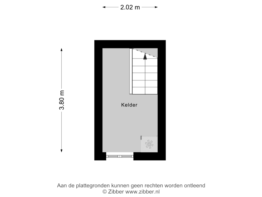 Bekijk plattegrond van Kelder van Hezelaarstraat 69