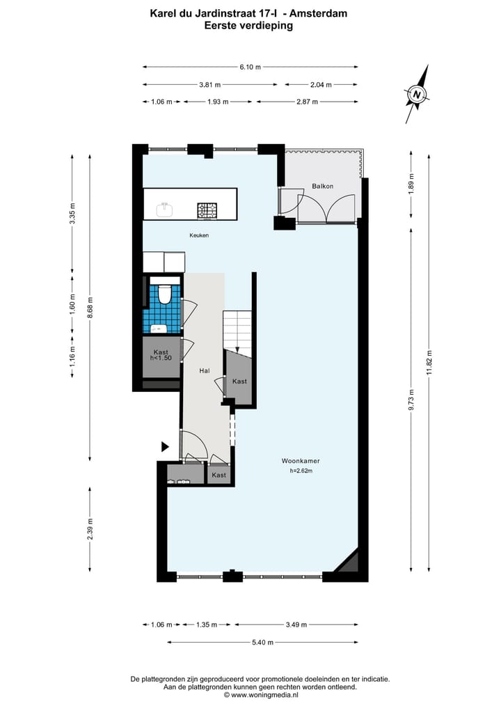 Foto 27 van Karel du Jardinstraat 17-1
