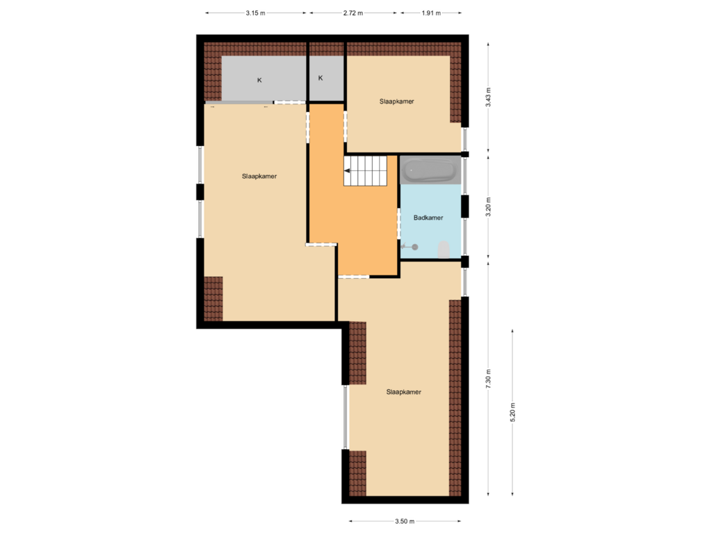 Bekijk plattegrond van Floor 1 van Noorderuitweg 9