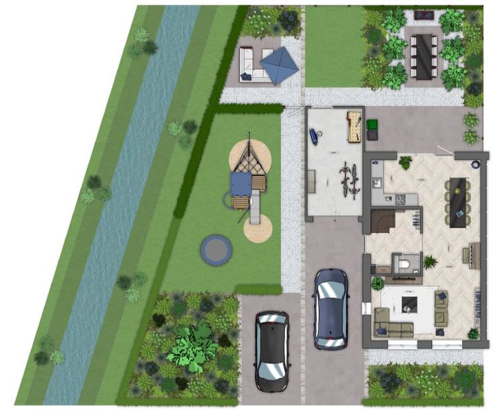 Foto 3 van blauwstraat