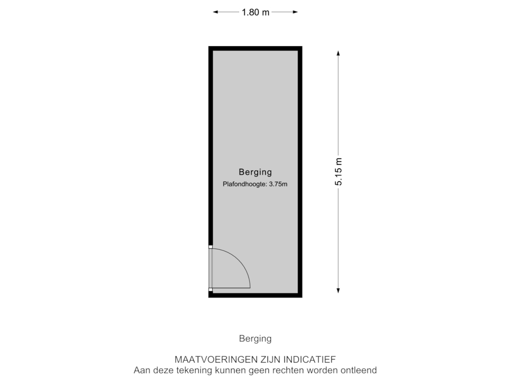 Bekijk plattegrond van Berging van Schuttevaerkade 5