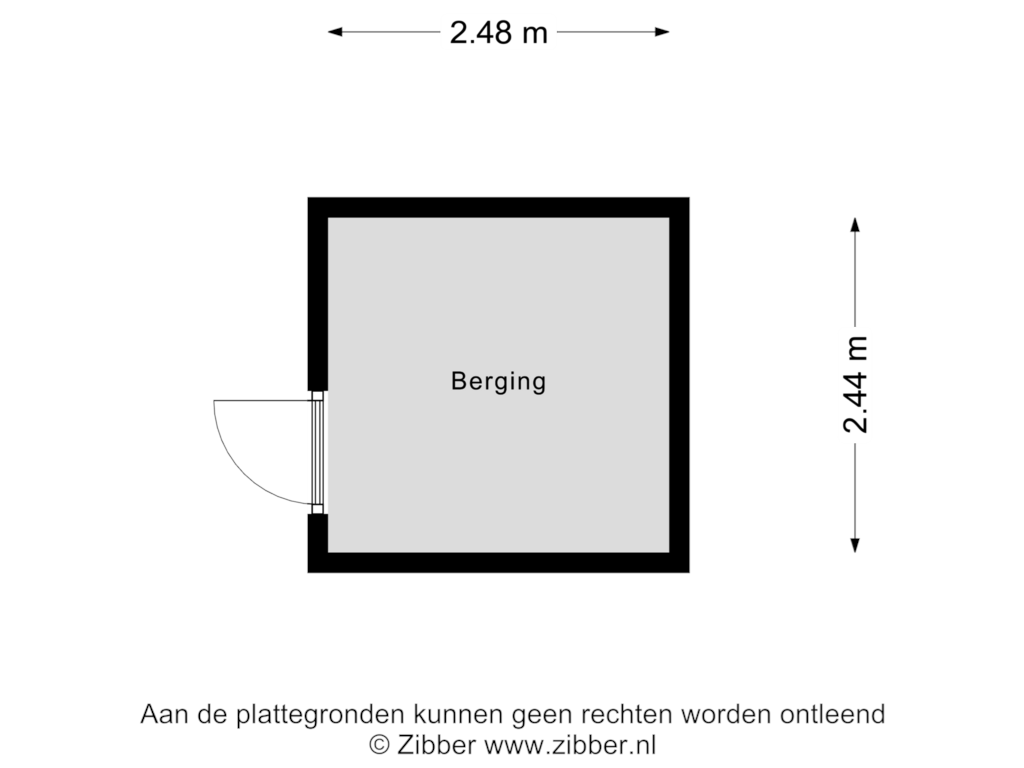 Bekijk plattegrond van Berging van Oliemolen 13