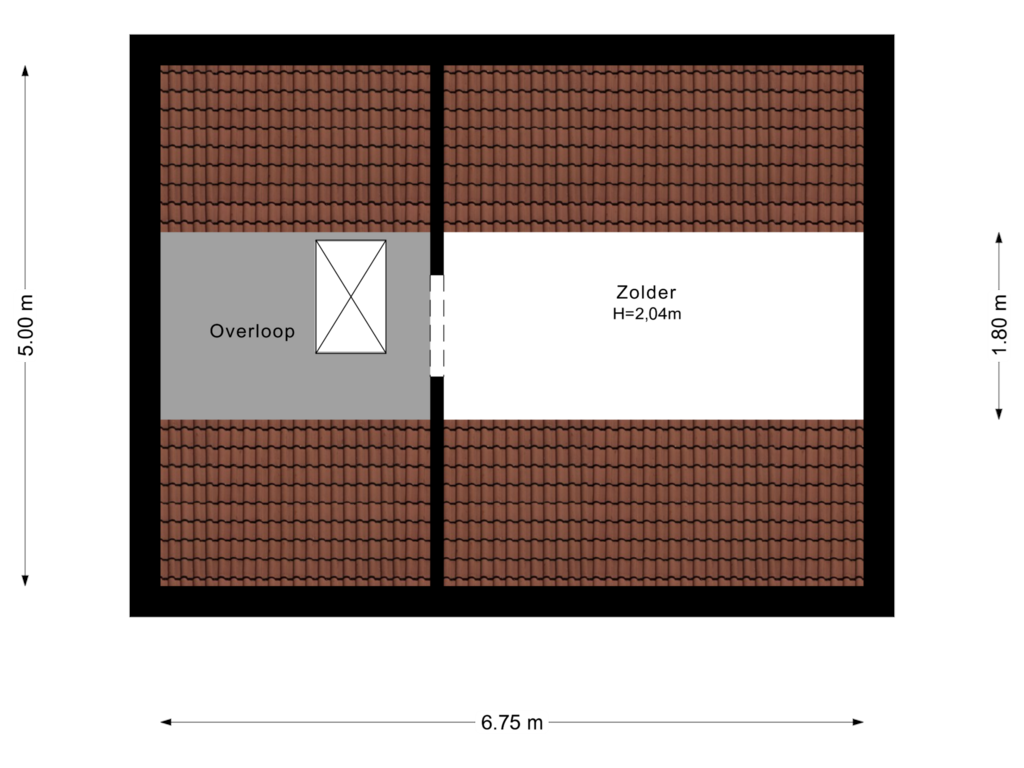 Bekijk plattegrond van 3e Verdieping van Ghisebrecht Bokellaan 27