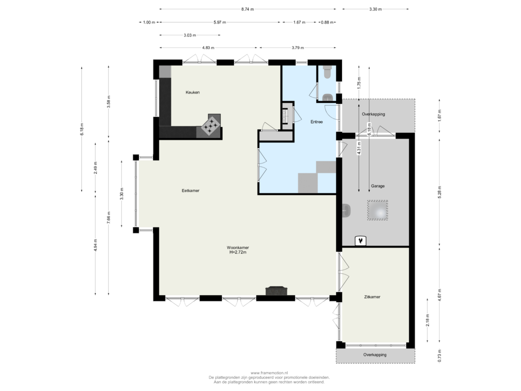 Bekijk plattegrond van Begane Grond van Papiermolen 19