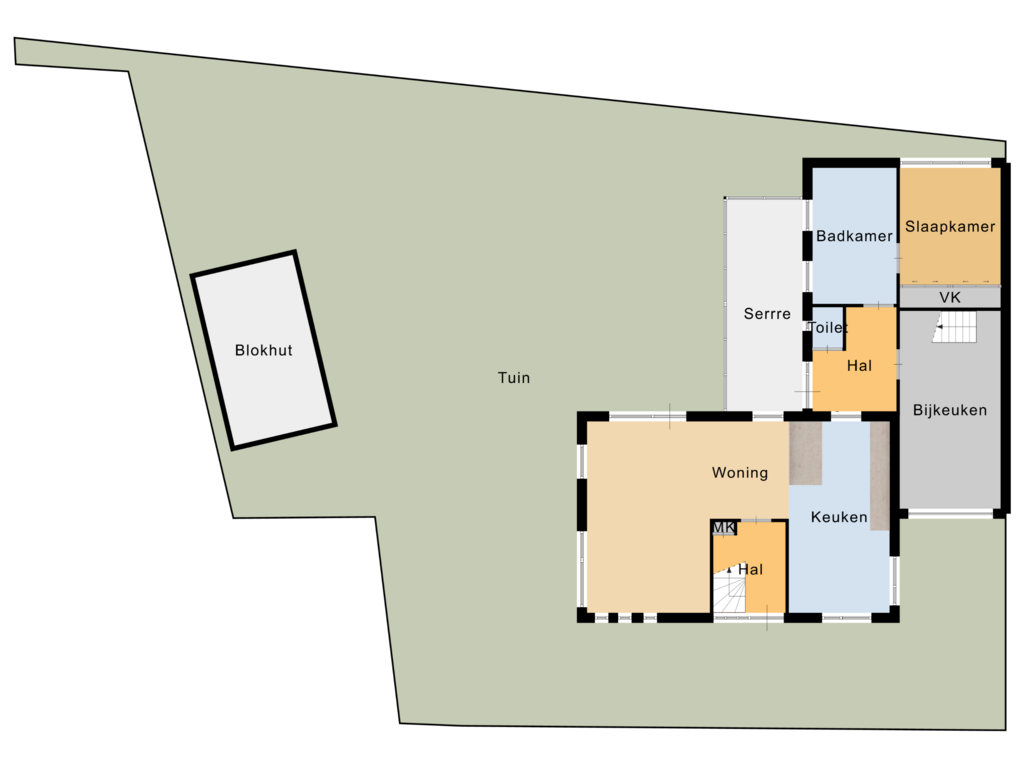 Bekijk plattegrond van Perceel van Helmweg 6