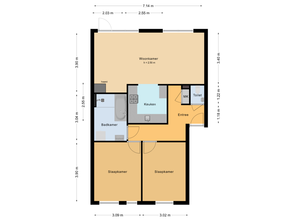 Bekijk plattegrond van Appartement van Marina-Park 9