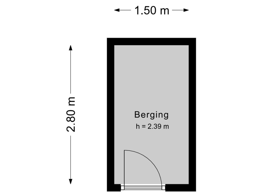 Bekijk plattegrond van Berging van Marina-Park 9