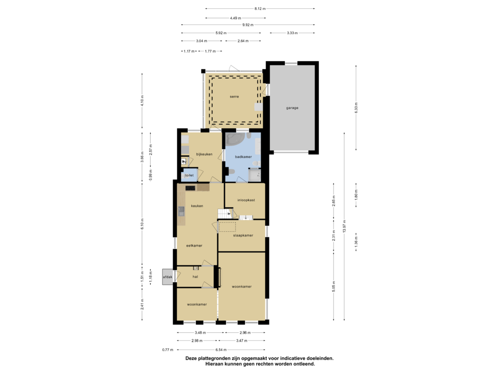 Bekijk plattegrond van Begane grond van Westenesscherstraat 8