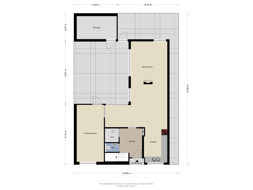 Bekijk plattegrond van Begane Grond Tuin van Reigerskamp 369