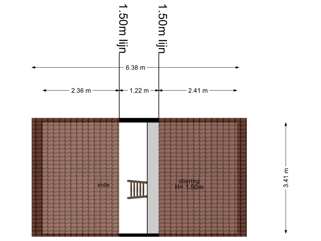 Bekijk plattegrond van Garage Zolder van Hogeweg 39