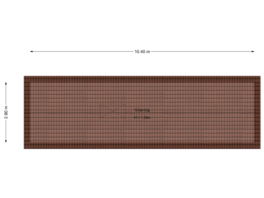 View floorplan of 2e verdieping of De Rival 74