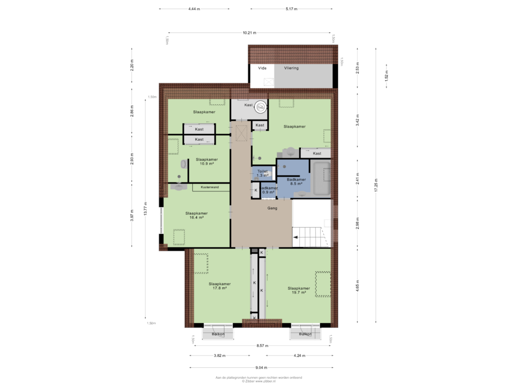 View floorplan of Eerste Verdieping of Stationsweg 7