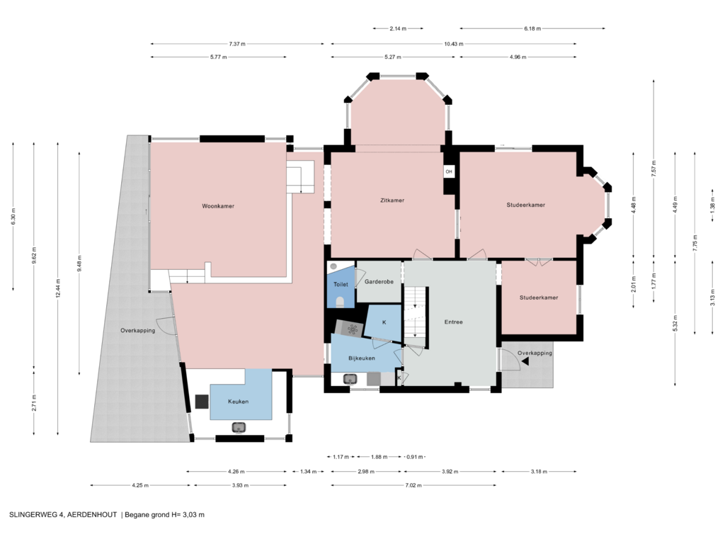 Bekijk plattegrond van Begane Grond van Slingerweg 4