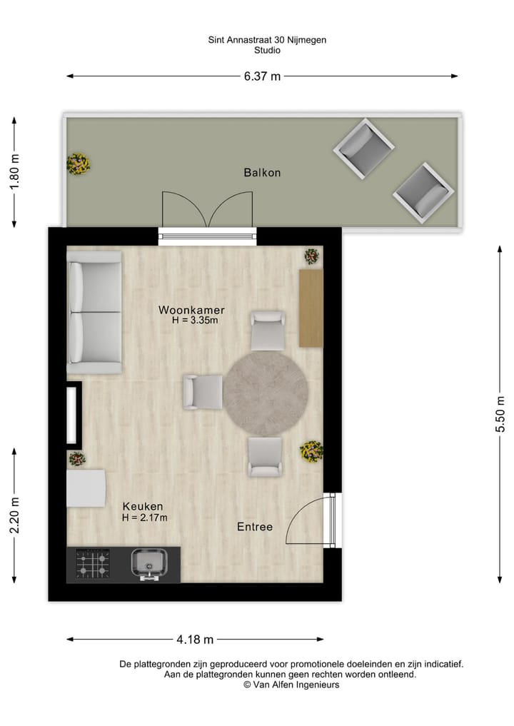 Foto 31 van St. Annastraat 30