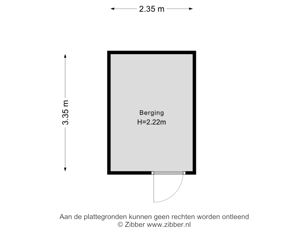 Bekijk plattegrond van Berging van Essenwede 27