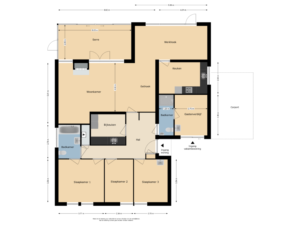 View floorplan of Woning of Parkweg 20