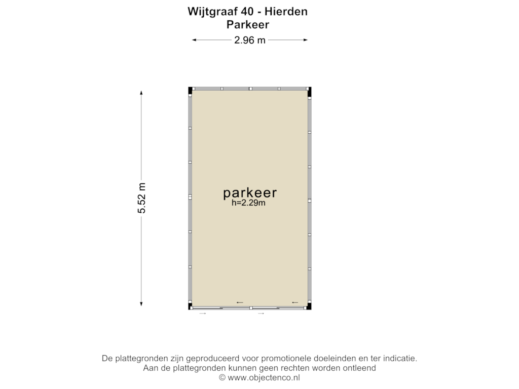 Bekijk plattegrond van Parkeer van Wijtgraaf 40