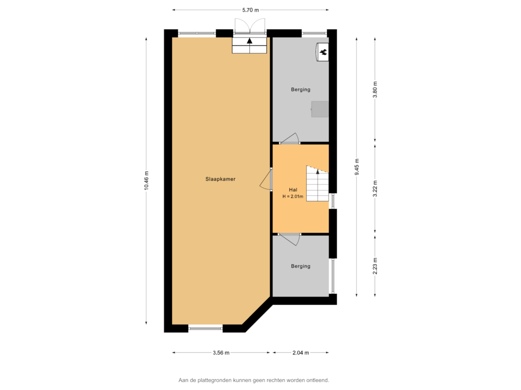 View floorplan of Kelder of Eerste Stationsstraat 41