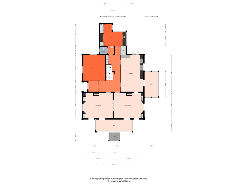 View floorplan of Begane grond of Winterswijkseweg 1