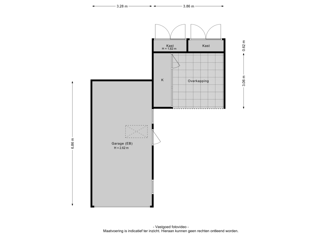 Bekijk plattegrond van Garage van Slunterweg 37