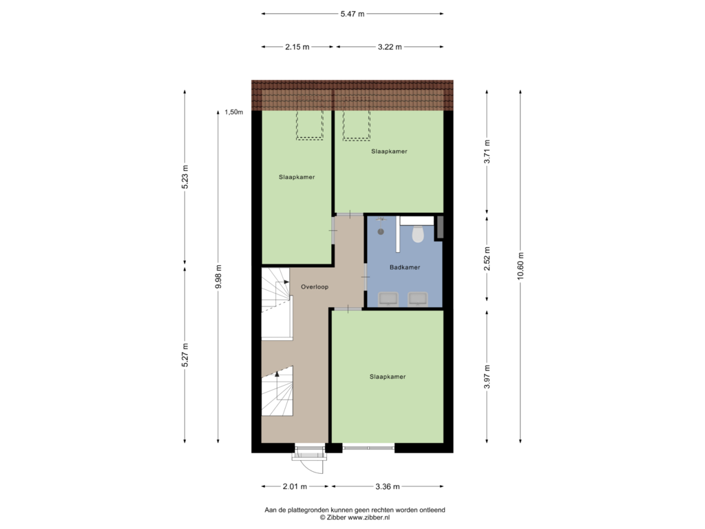 View floorplan of Eerste Verdieping of Aggemastate 190