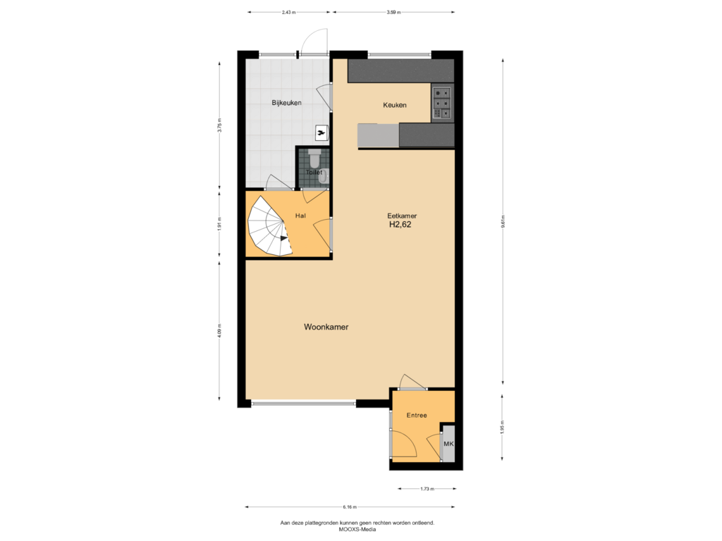 Bekijk plattegrond van bg van Noordernesse 8