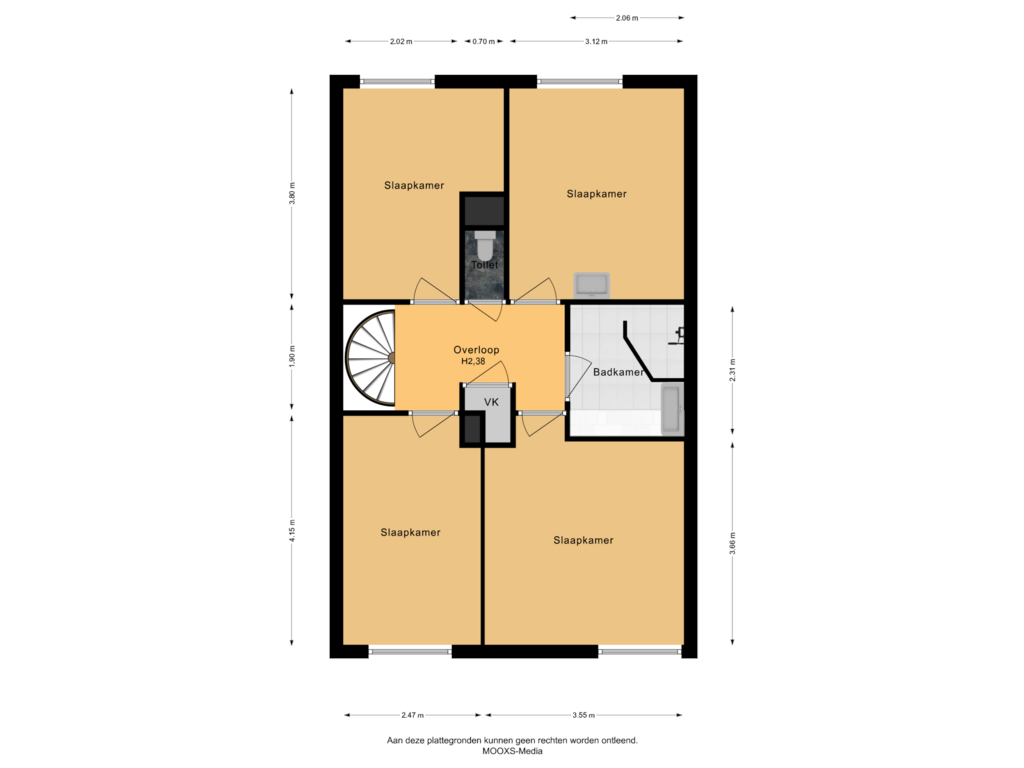 Bekijk plattegrond van 1e van Noordernesse 8