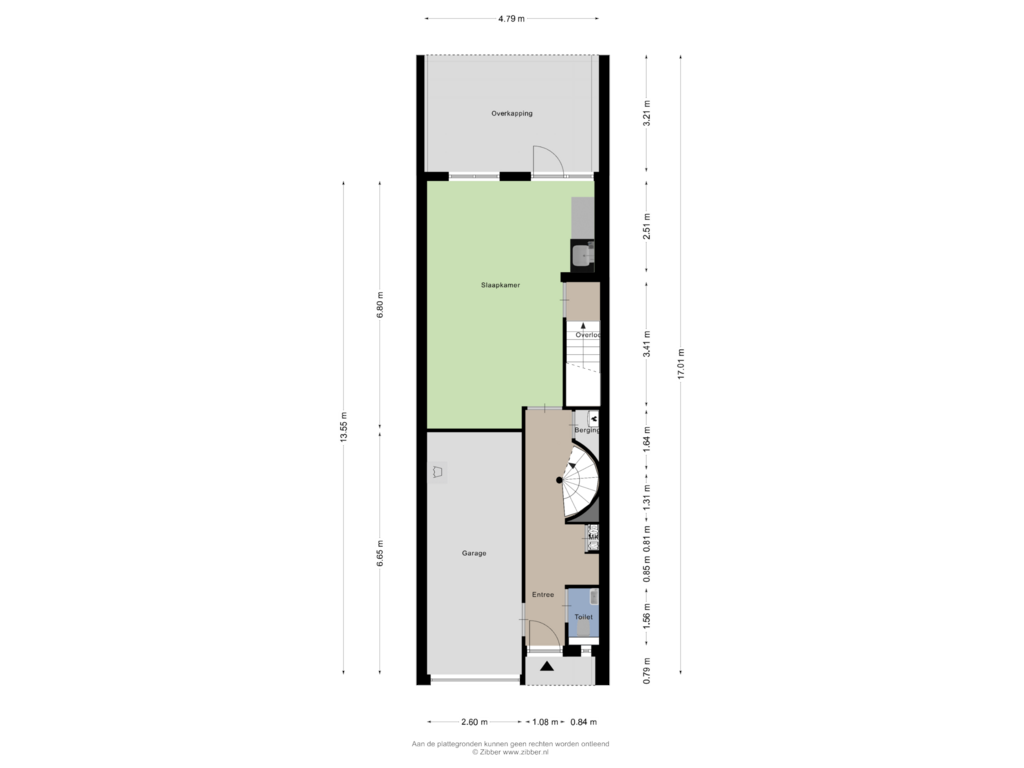 Bekijk plattegrond van Begane Grond van Kruisstraat 24