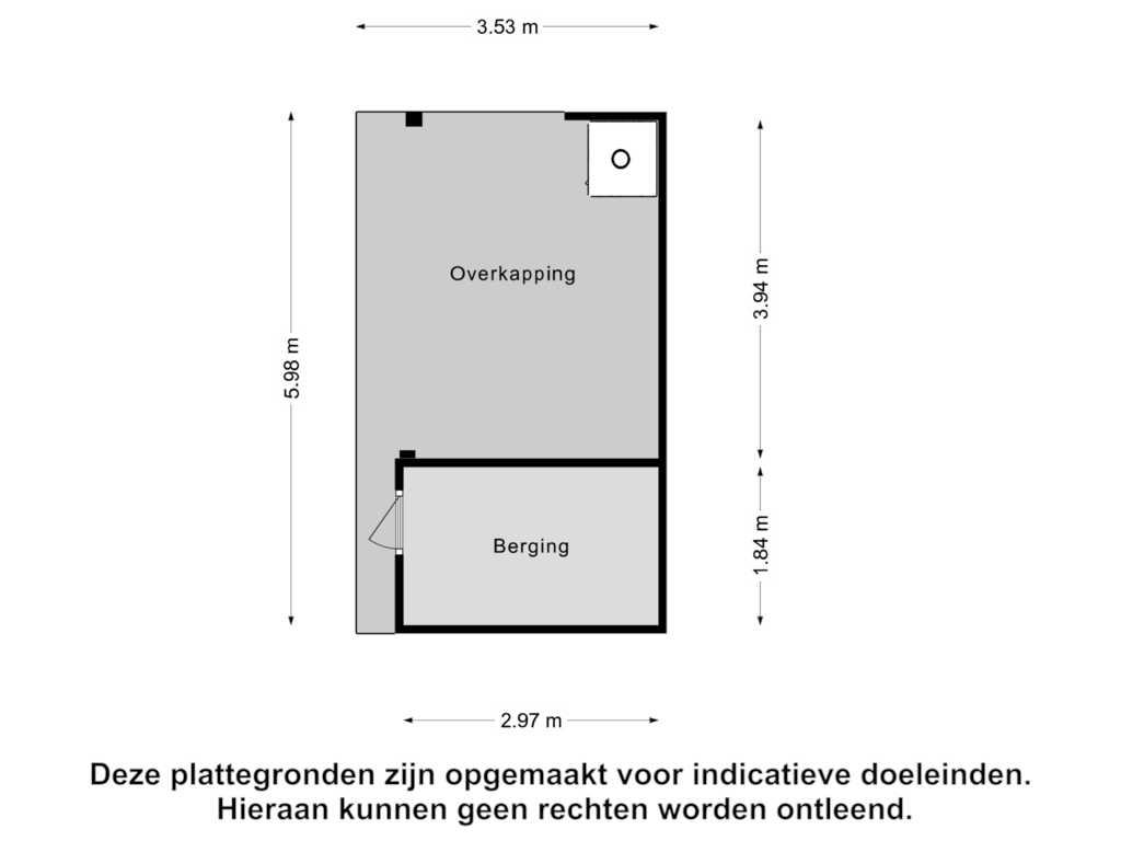 Bekijk plattegrond van Berging van Zwingelmolen 13