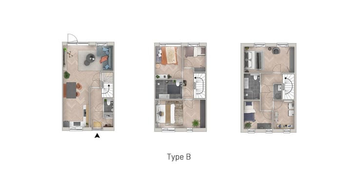 Photo 9 of Stadswoningen (Bouwnr. 2)