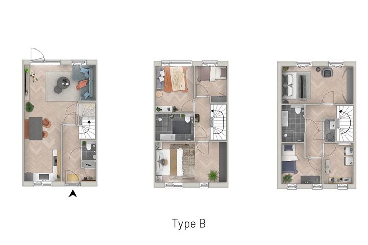 Bekijk foto 9 van Stadswoningen (Bouwnr. 2)