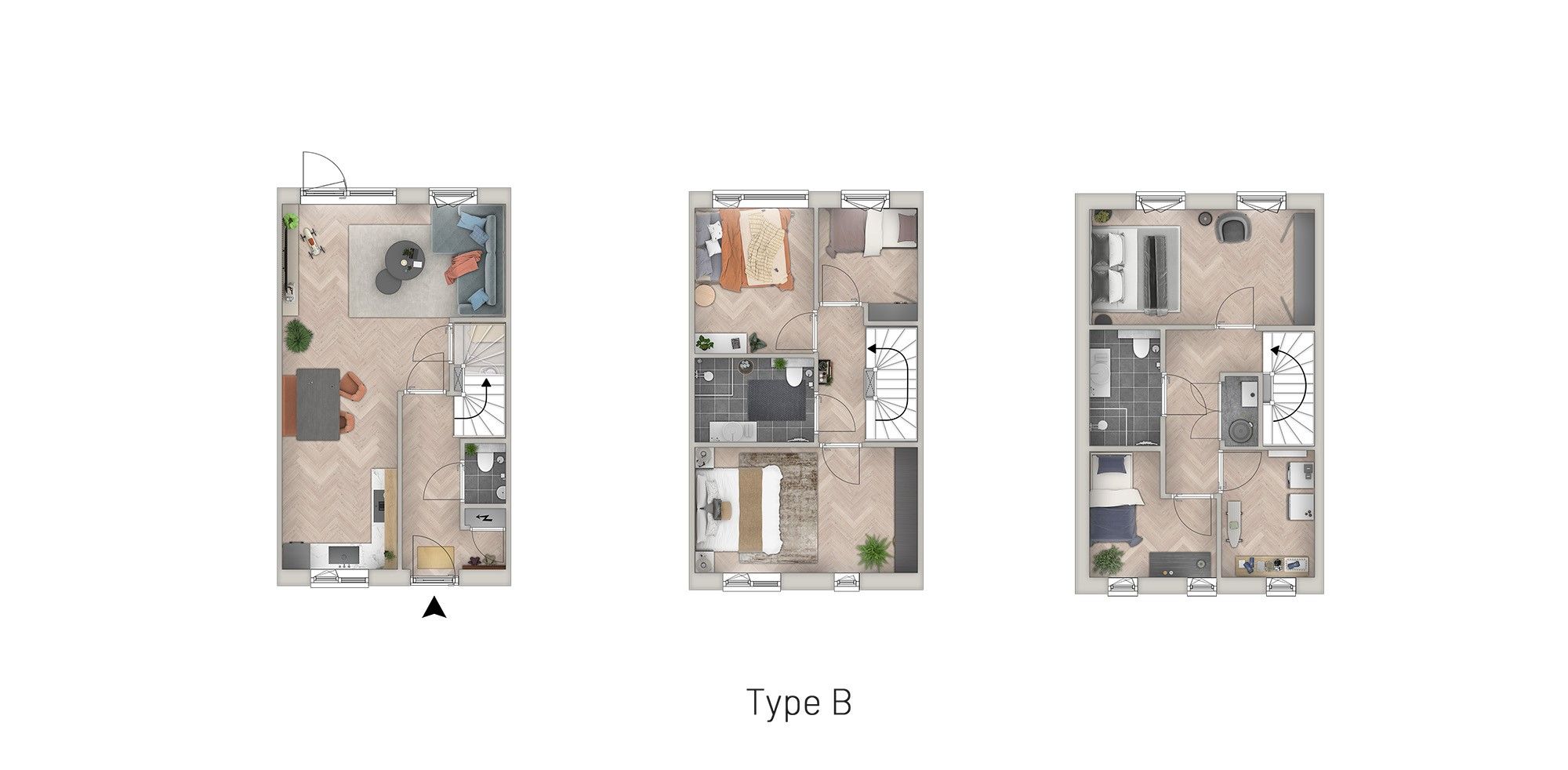 Foto 9 van Stadswoningen (Bouwnr. 10)