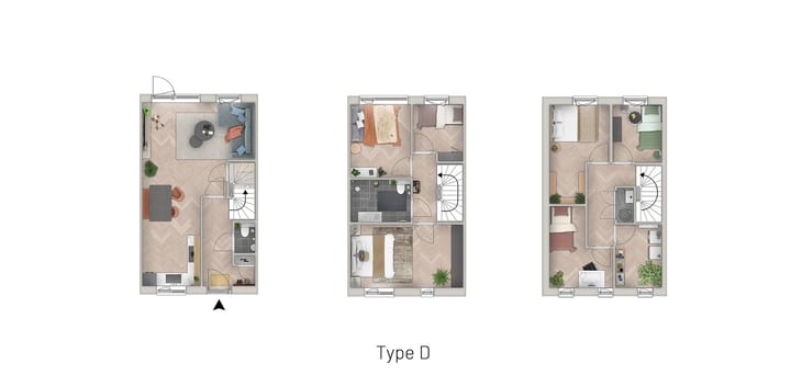 Foto 11 van Stadswoningen (Bouwnr. 9)