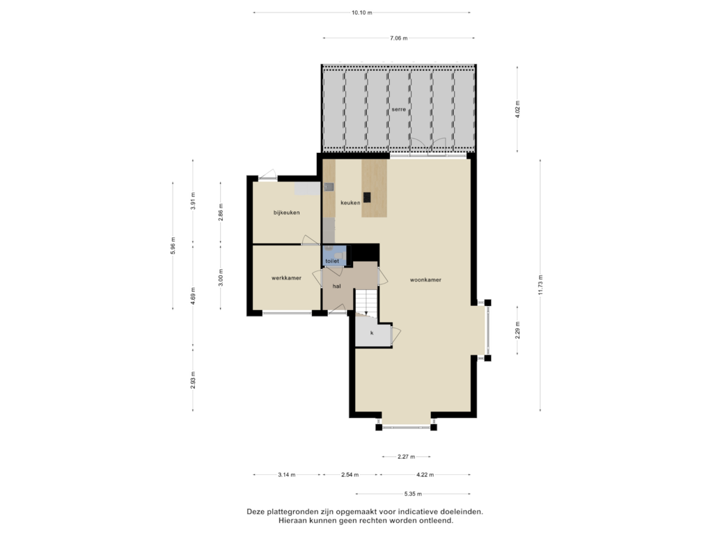 Bekijk plattegrond van begane grond van Koolhovenlaan 90