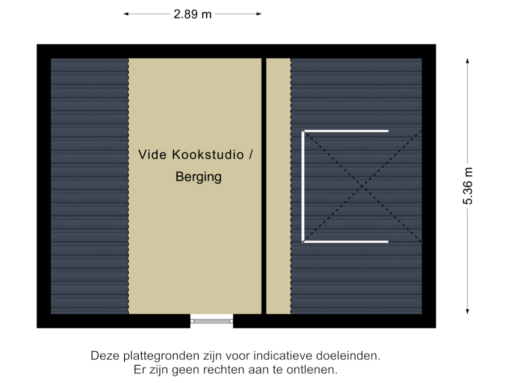 Bekijk plattegrond van Vide Kookstudio / Berging van Doornboomstraat 16