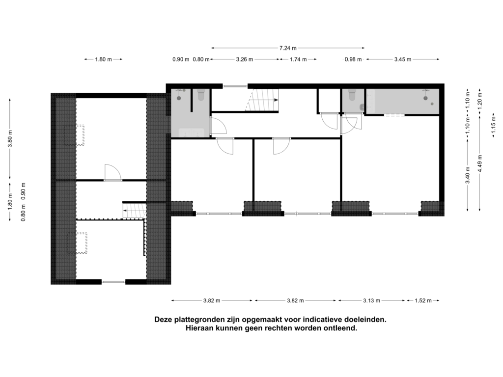 Bekijk plattegrond van 1e verdieping van Kerkhofpad 10