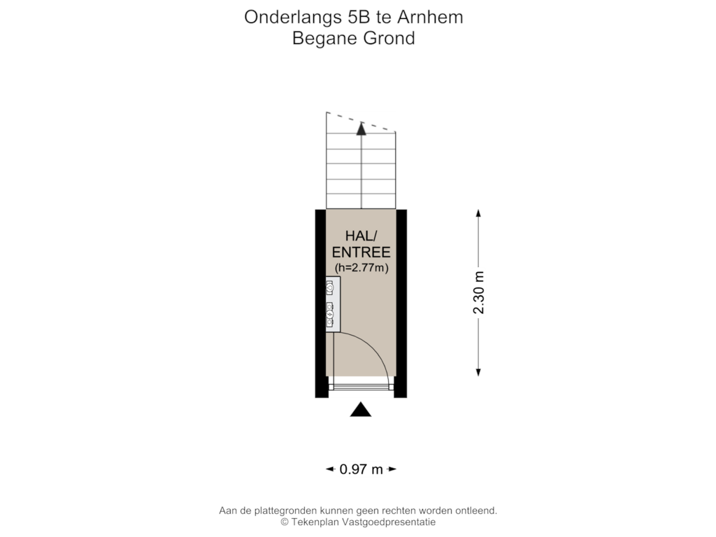 View floorplan of Begane Grond of Onderlangs 5-B