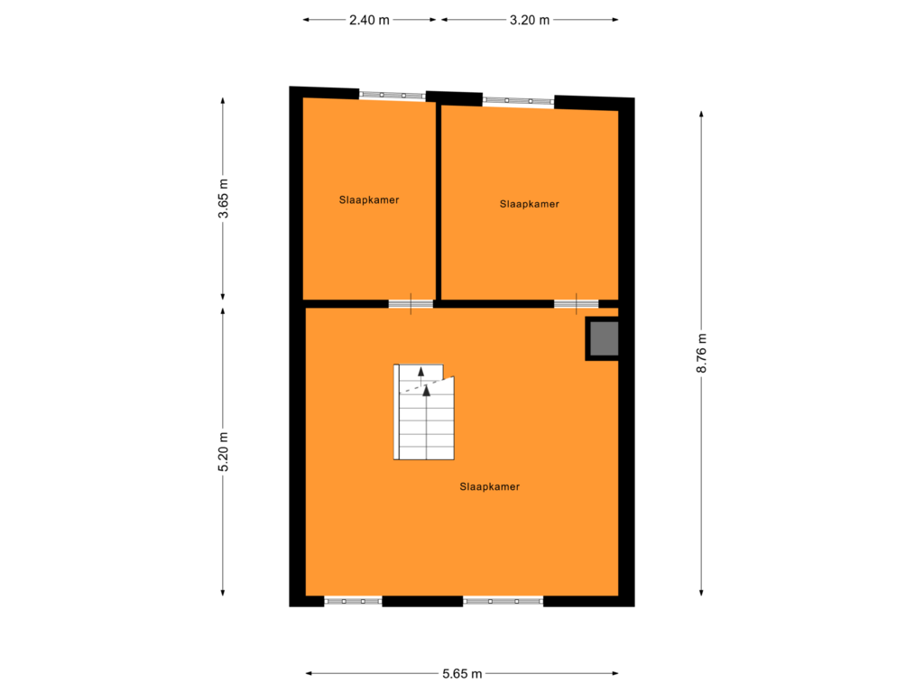 Bekijk plattegrond van Eerste Verdieping van Demer 15