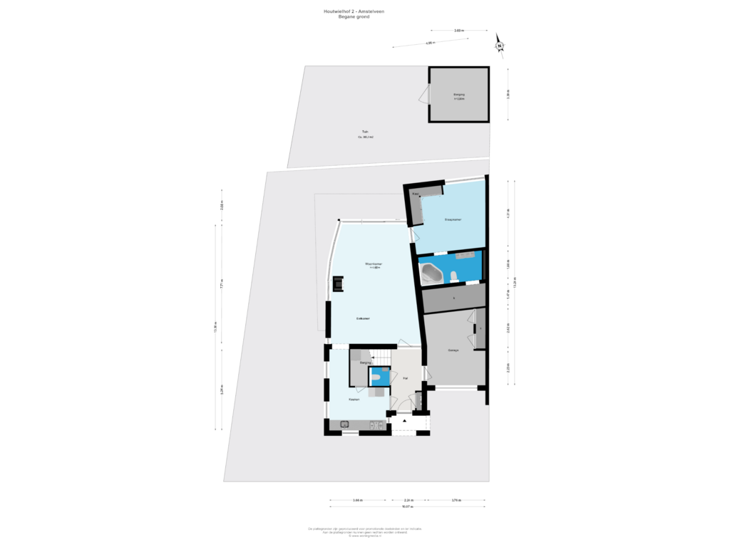 Bekijk plattegrond van Begane grond van Houtwielhof 2