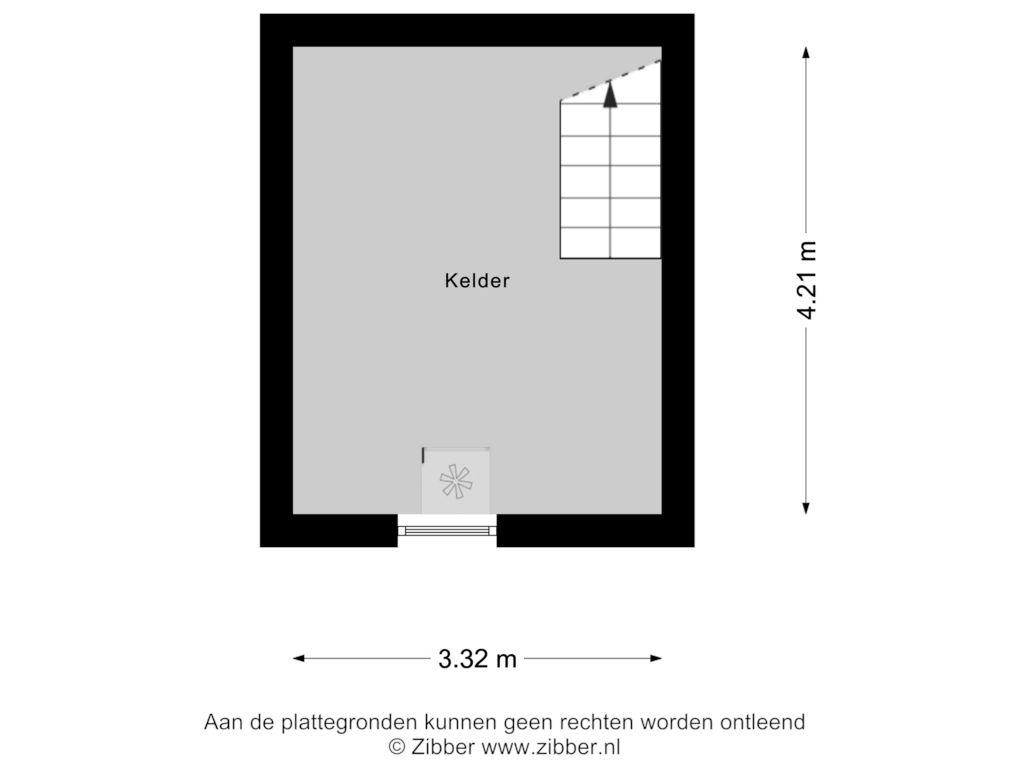 Bekijk plattegrond van Kelder van Kerkstraat 6